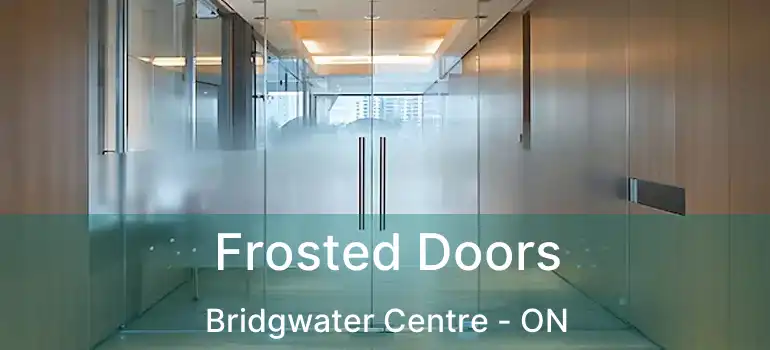  Frosted Doors Bridgwater Centre - ON