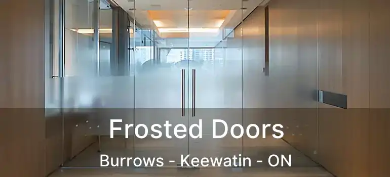  Frosted Doors Burrows - Keewatin - ON