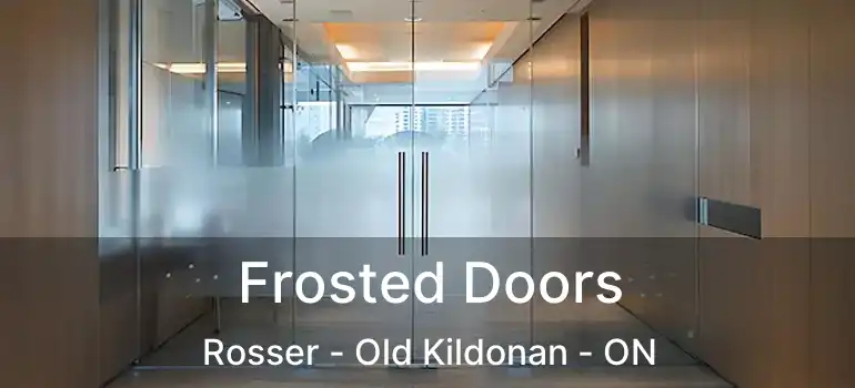  Frosted Doors Rosser - Old Kildonan - ON
