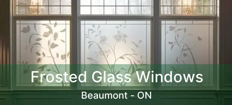  Frosted Glass Windows Beaumont - ON