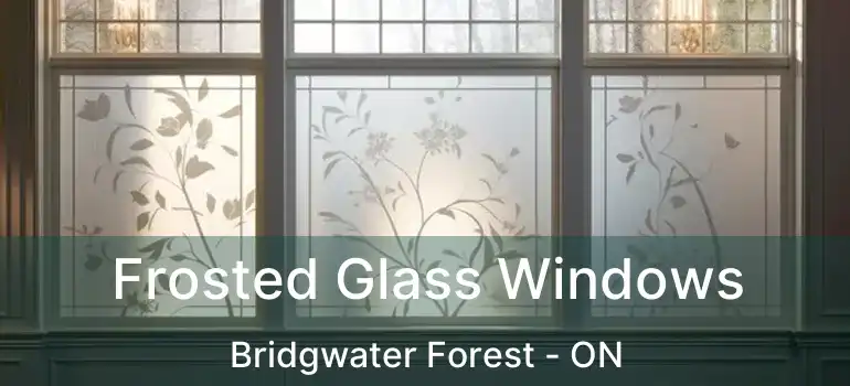  Frosted Glass Windows Bridgwater Forest - ON