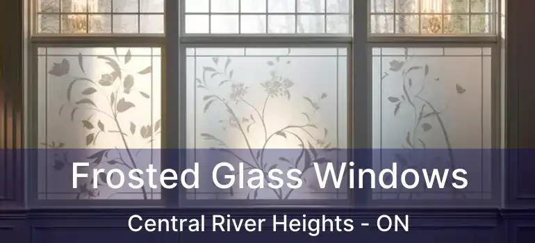  Frosted Glass Windows Central River Heights - ON