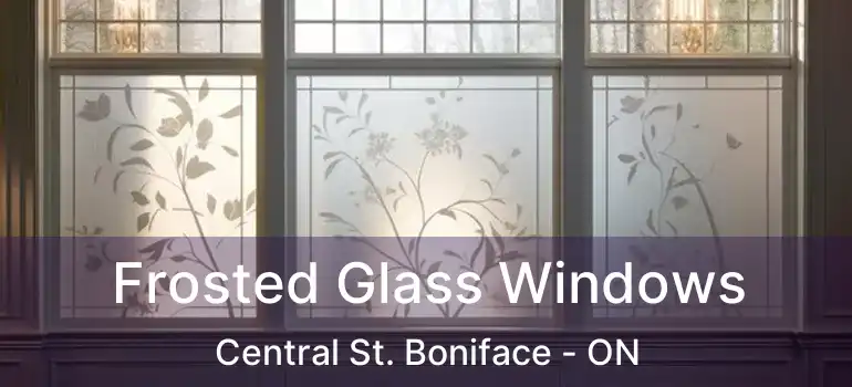  Frosted Glass Windows Central St. Boniface - ON