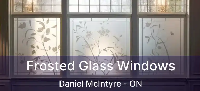  Frosted Glass Windows Daniel McIntyre - ON