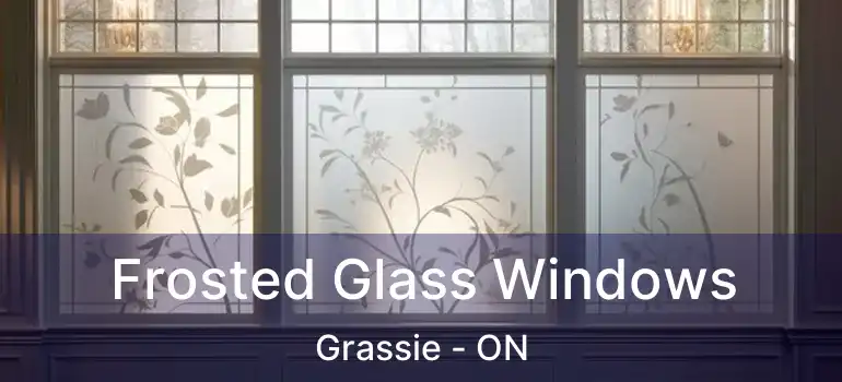  Frosted Glass Windows Grassie - ON