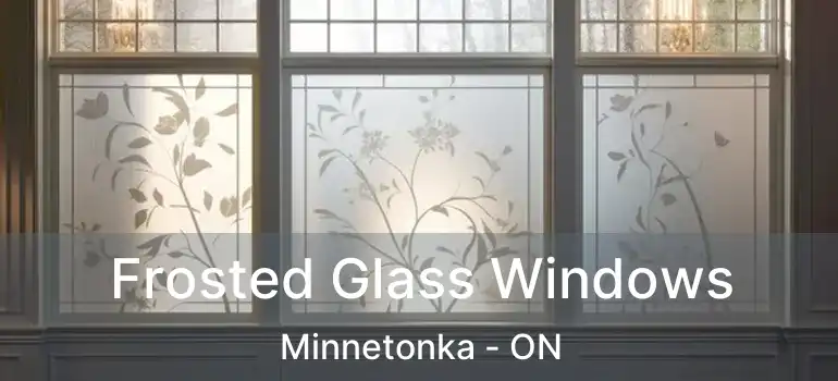  Frosted Glass Windows Minnetonka - ON