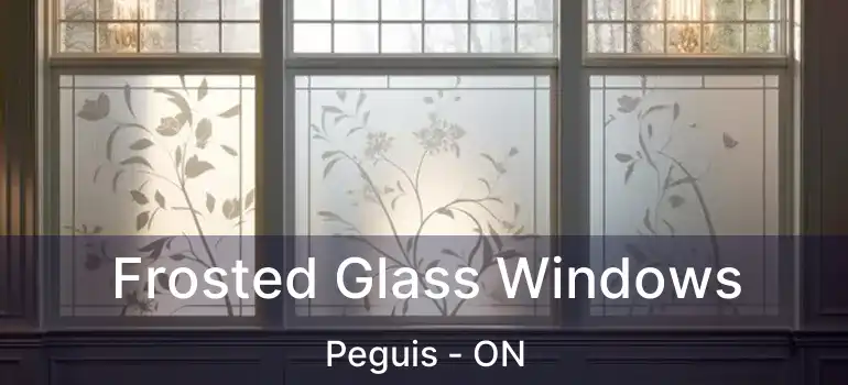  Frosted Glass Windows Peguis - ON