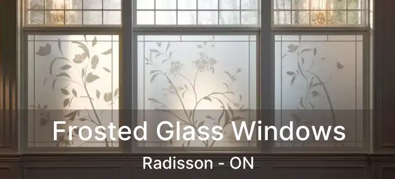  Frosted Glass Windows Radisson - ON