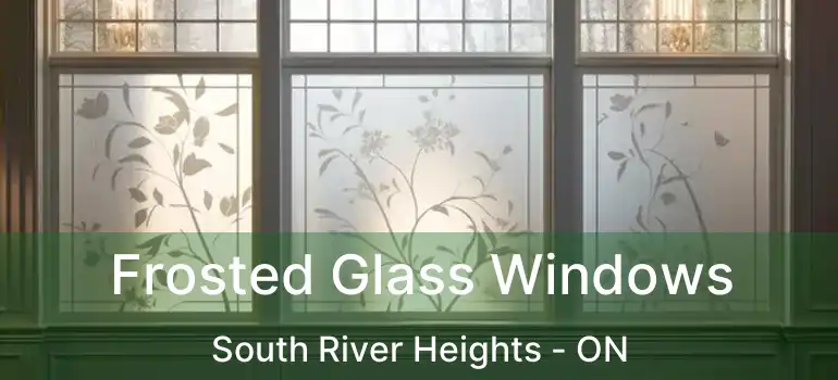  Frosted Glass Windows South River Heights - ON