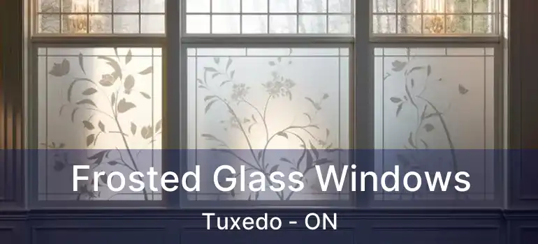  Frosted Glass Windows Tuxedo - ON