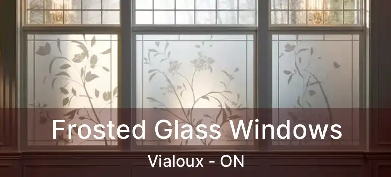  Frosted Glass Windows Vialoux - ON