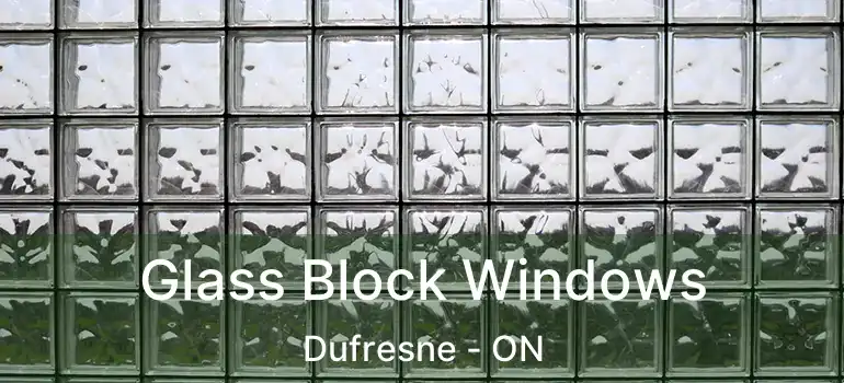  Glass Block Windows Dufresne - ON