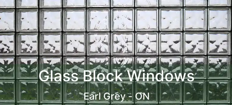  Glass Block Windows Earl Grey - ON