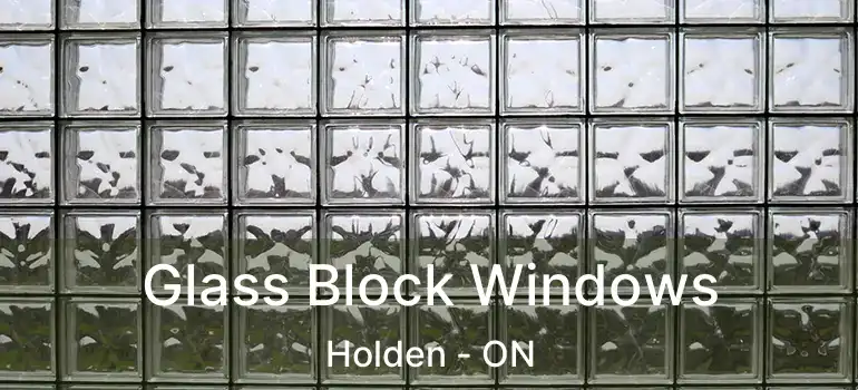  Glass Block Windows Holden - ON