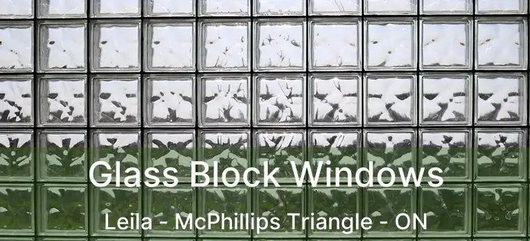 Glass Block Windows Leila - McPhillips Triangle - ON