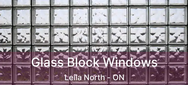  Glass Block Windows Leila North - ON