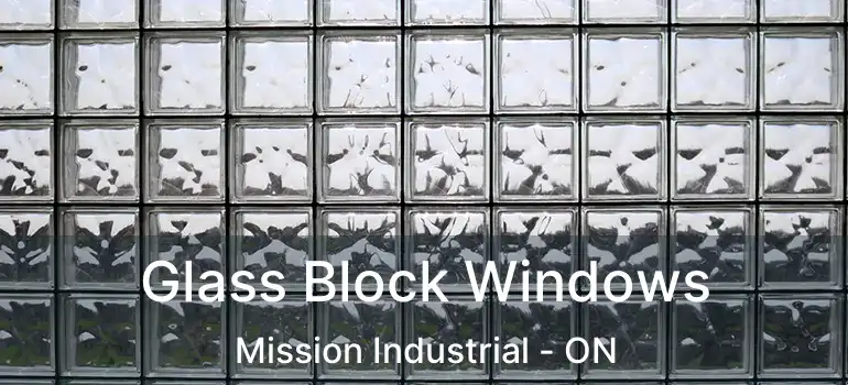  Glass Block Windows Mission Industrial - ON