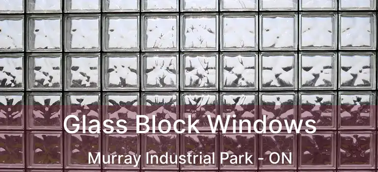  Glass Block Windows Murray Industrial Park - ON
