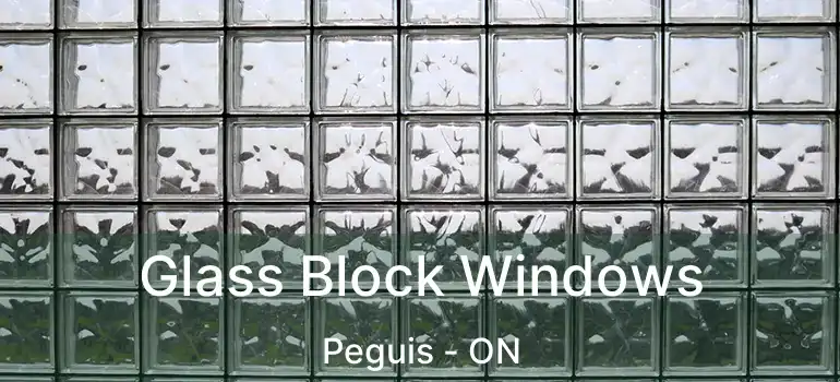  Glass Block Windows Peguis - ON
