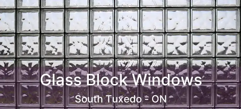  Glass Block Windows South Tuxedo - ON