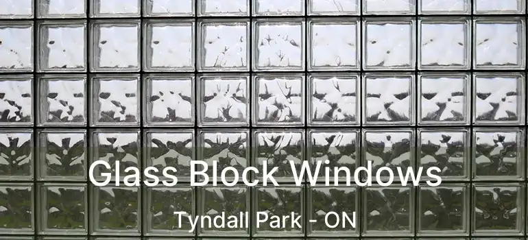  Glass Block Windows Tyndall Park - ON