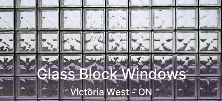 Glass Block Windows Victoria West - ON