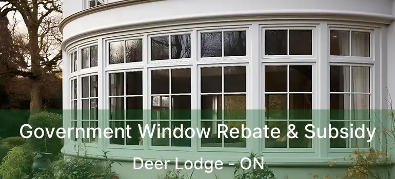  Government Window Rebate & Subsidy Deer Lodge - ON