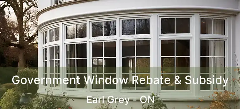  Government Window Rebate & Subsidy Earl Grey - ON