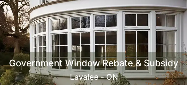  Government Window Rebate & Subsidy Lavalee - ON