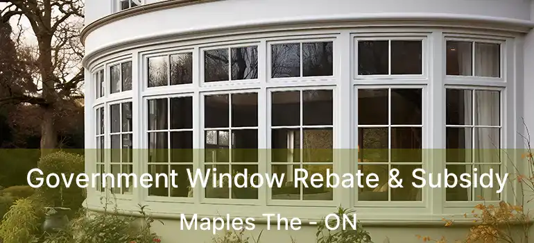  Government Window Rebate & Subsidy Maples The - ON