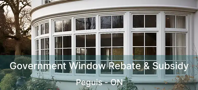  Government Window Rebate & Subsidy Peguis - ON