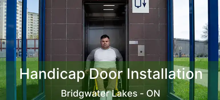  Handicap Door Installation Bridgwater Lakes - ON