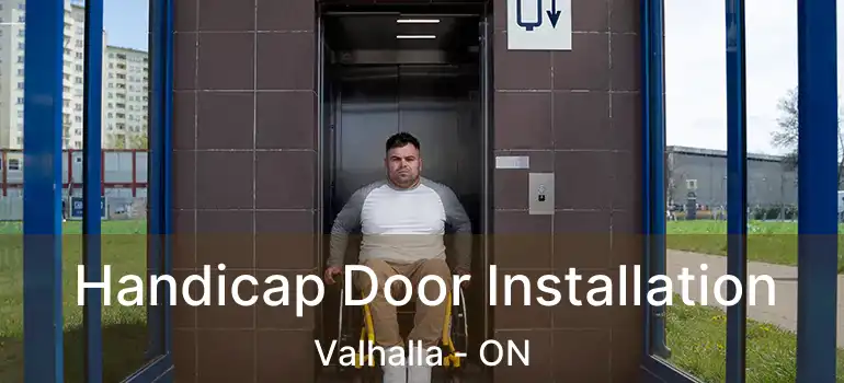  Handicap Door Installation Valhalla - ON