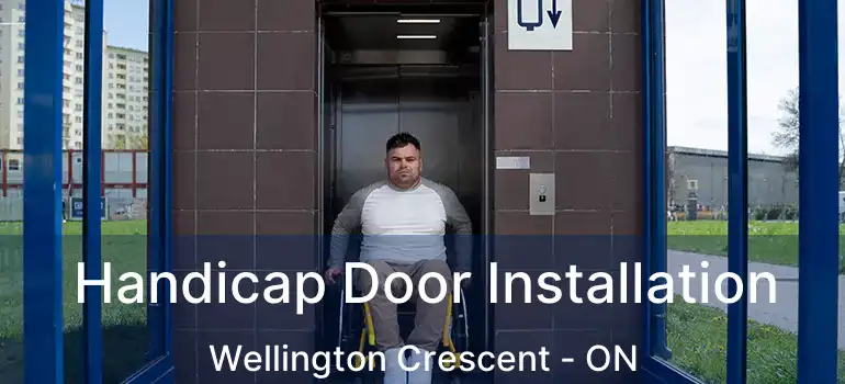  Handicap Door Installation Wellington Crescent - ON