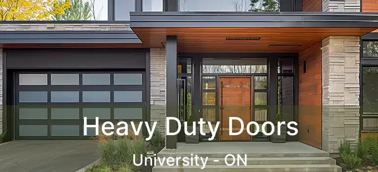  Heavy Duty Doors University - ON