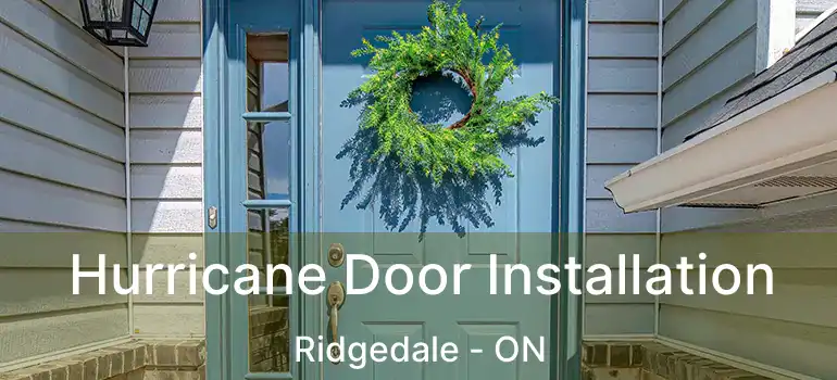  Hurricane Door Installation Ridgedale - ON