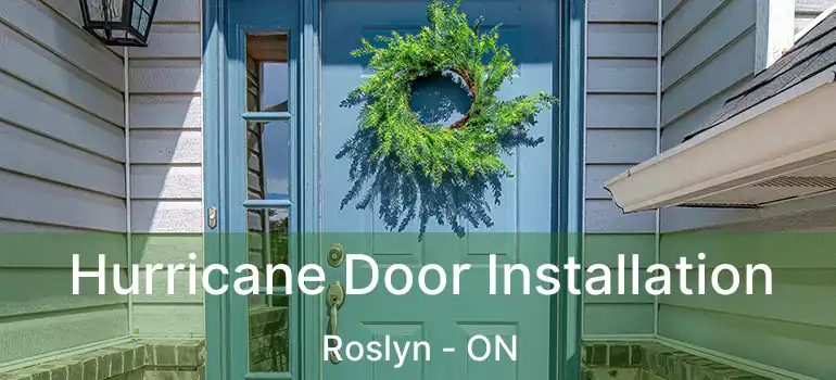  Hurricane Door Installation Roslyn - ON