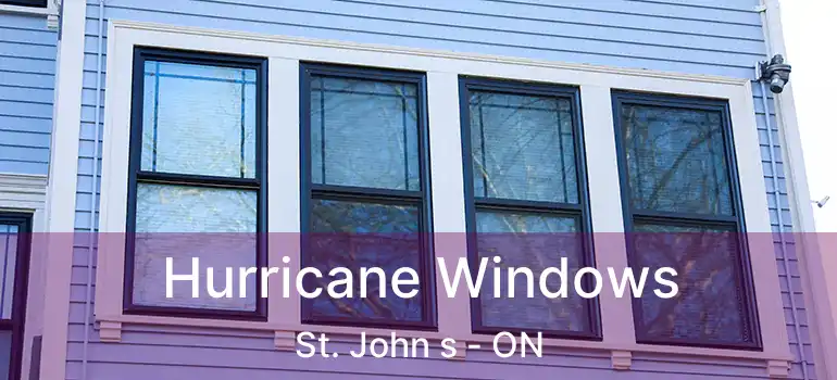  Hurricane Windows St. John s - ON