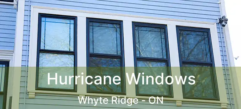  Hurricane Windows Whyte Ridge - ON