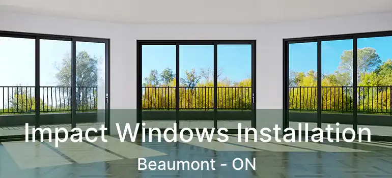  Impact Windows Installation Beaumont - ON
