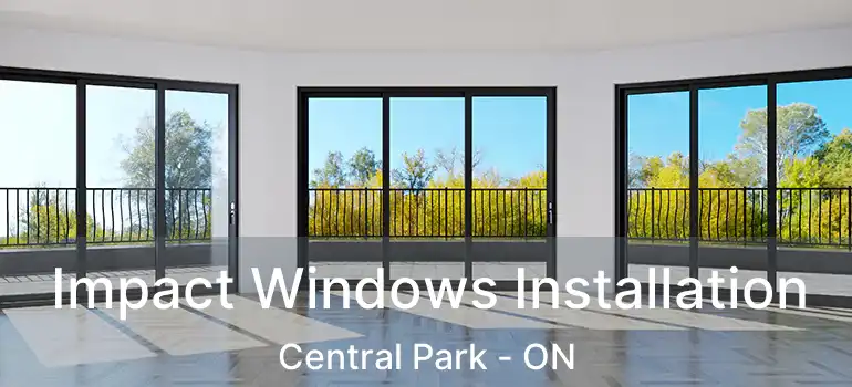  Impact Windows Installation Central Park - ON