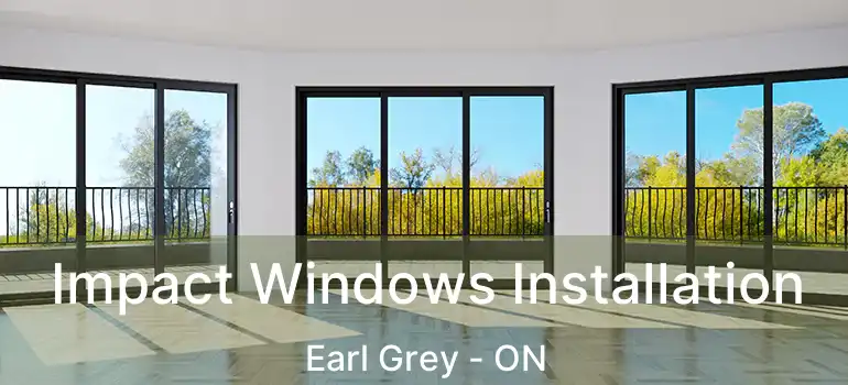  Impact Windows Installation Earl Grey - ON