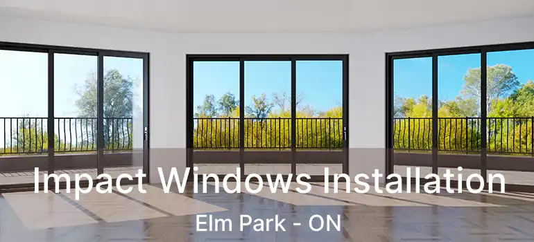 Impact Windows Installation Elm Park - ON