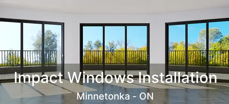  Impact Windows Installation Minnetonka - ON
