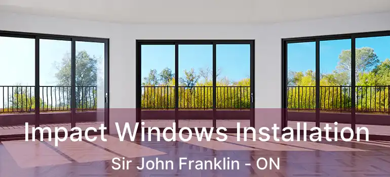  Impact Windows Installation Sir John Franklin - ON