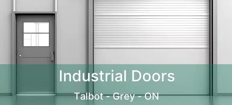  Industrial Doors Talbot - Grey - ON