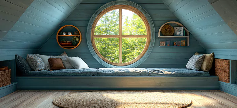 Custom Round Windows in Varsity View, Ontario