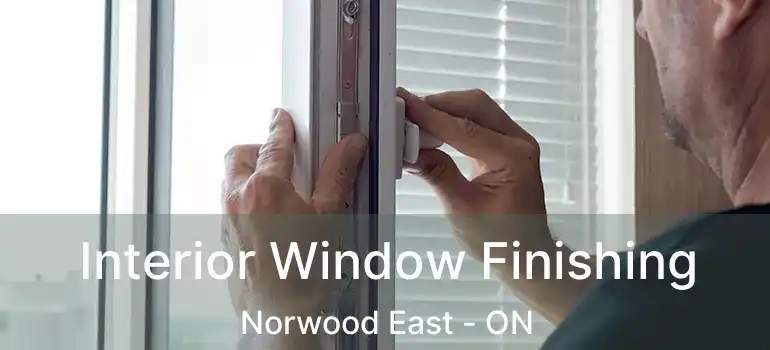  Interior Window Finishing Norwood East - ON