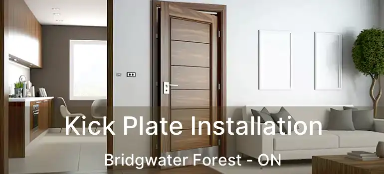  Kick Plate Installation Bridgwater Forest - ON