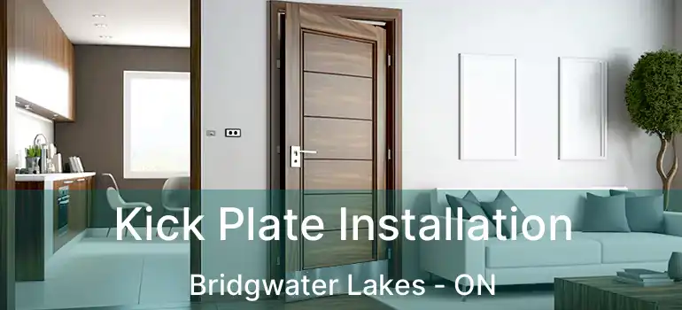  Kick Plate Installation Bridgwater Lakes - ON